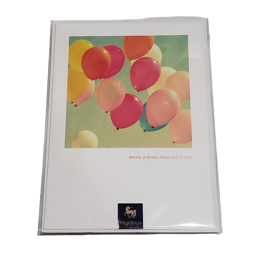 NIQUEA.D Make a Wish & Let It Fly Happy Birthday Balloon Luxury